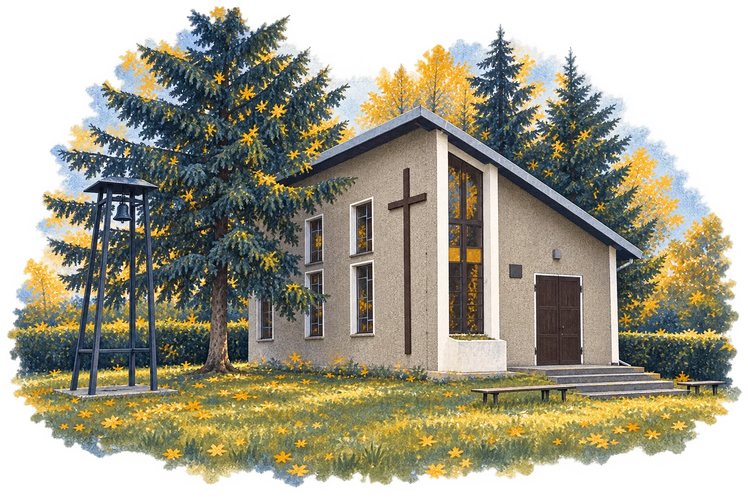 Cmentarz parafialny w Marcinowicach - ilustracja
