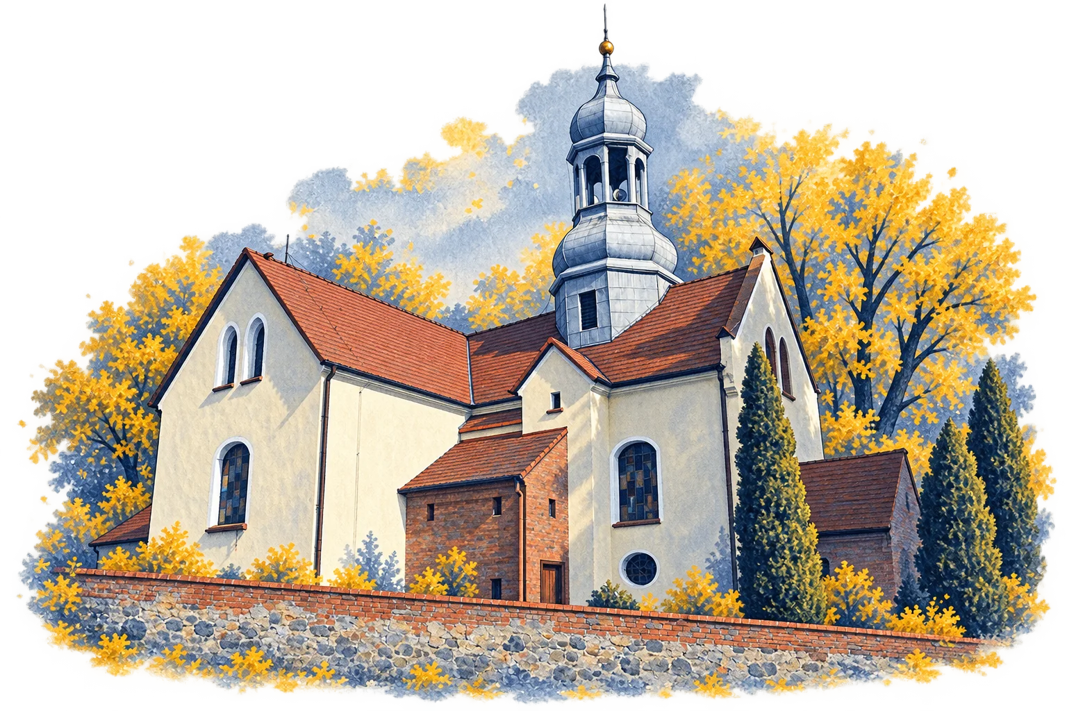 Kościół św. Wacława w Marcinowicach - ilustracja